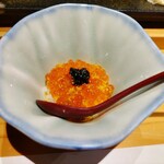 鮨 ふくじゅ - いくら、からすみ、とびっこ、キャビアの小丼 ♪