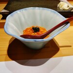 鮨 ふくじゅ - いくら、からすみ、とびっこ、キャビアの小丼 ♪