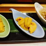 鮨 ふくじゅ - 雲丹食べ比べ ♪