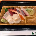 京樽 - さしみ５点盛（私の）