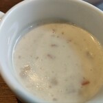 ホテルリリーフ - クラムチャウダースープ