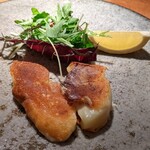 plate - カチョカヴァロチーズのステーキ