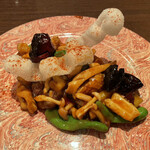 CUISINE China 凛 - 花イカの四川炒め