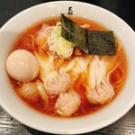 支那ソバ　小むろ - ワンタンメン醤油 味玉