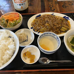 廣東餃子房 - 麻婆茄子定食①