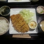 成蔵 - ロースかつ定食☆