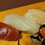 Hikoemon Washoku Sushi - ◆「特上にぎり」◇平目