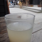 せきれい橋 川上庵 - 蕎麦焼酎の蕎麦湯割り。(2012/11/11 撮影）