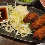 鶏にはちや - カキフライ 380円