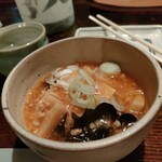 Sasuraibito - お通し：あんかけ豆腐