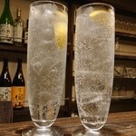 炭焼き ほとり - レモンサワー