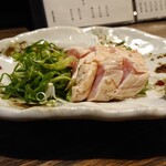 炭焼き ほとり - 鶏ささみのたたき