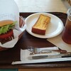Mosu Baga - 朝モス、野菜バーガーセット＋単品フレンチトースト