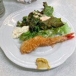 ゆたか食堂 - エビフライ