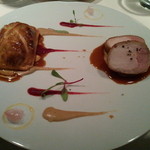 ビストロ 間 - メインディッシュ…「岩手県産岩中豚のロティ」♪