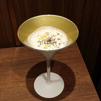 完全個室焼肉かなう - ジャガイモの冷製スープ〜トリュフと共に〜