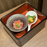 完全個室焼肉かなう - 《叶》和牛ユッケ2種