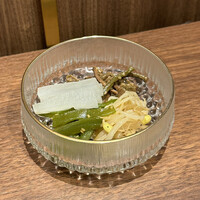 完全個室焼肉かなう - ナムル-山くらげ・大根・ゼンマイ・モヤシ-