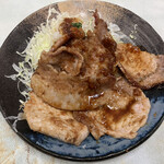 お食事 まるやま - リブロース生姜焼き