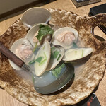 Sushi Nakago - 蛤の酒蒸し