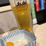 Tempurasakaba agarushouten - 生ビールとお通し