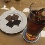 さざんか - チョコ　・　アイスティー