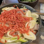 月島もんじゃ わらしべ  - イカしそネギ