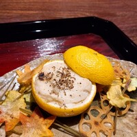 割烹 隆 - ⚫たらの白子の柚子釜焼き