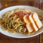 パスタランチ(豚肉と長ネギの和風パスタ)