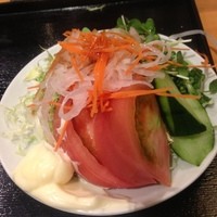 本格肉料理 丸小 - バイキング野菜はガッツリ食べます