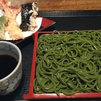 京都 権太呂 本店 - 5月限定 茶きり蕎麦玉露入り
