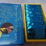 いちびり庵 - 【大阪さくさくワッフル】(チョコ)7枚入￥500