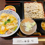 玉川 手打蕎麦 - 親子丼セット