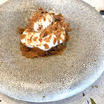 eos - マスカルポーネ、柿、パイ