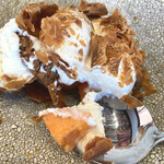 eos - マスカルポーネ、柿、パイ