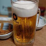 鳥竹 - 生ビール中