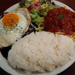 ビアバル マ・メゾン - ハンバーグランチ、ご飯大盛(税込1,100円)