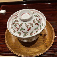 京味 もと井 - きのこ茶わん蒸し いくら
                        ブラウンマッシュルーム、しめじ、アワビ茸