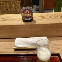 京味 もと井 - ミツボシビールで乾杯‼️