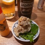 居酒屋 ヨーテル - ポテサラは量が少なくなったので100円にサービスしていただきました。
