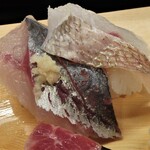 Minato Sushi - 鯵、鯛塩