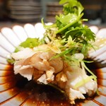 沙龍 - 対馬天然クエ　広東蒸し