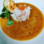 ビストロ ボルドール - 濃厚海老とカニのビスク