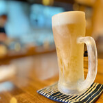 Hiroshima Yaki Jani - ヒエヒエの生ビール