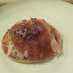 鮨 大門 - 香箱ガニ　ジュレ掛け