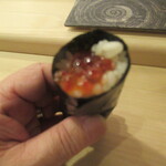 鮨 大門 - ウニ　イクラ巻き