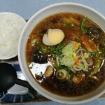 華奈峰 - 広東湯麺(五目あんかけラーメン/700円)＋ライス(150円)