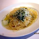 エスト! プロッシモ - シラスと印西夢農楽産白菜のフェデリーニ  オレンジ風味！(2013,05/05)