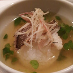 ステーキ懐石都 春日 - 穴子のスモーク茶漬け
      