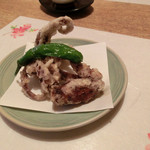 手長だこの薄衣揚げ